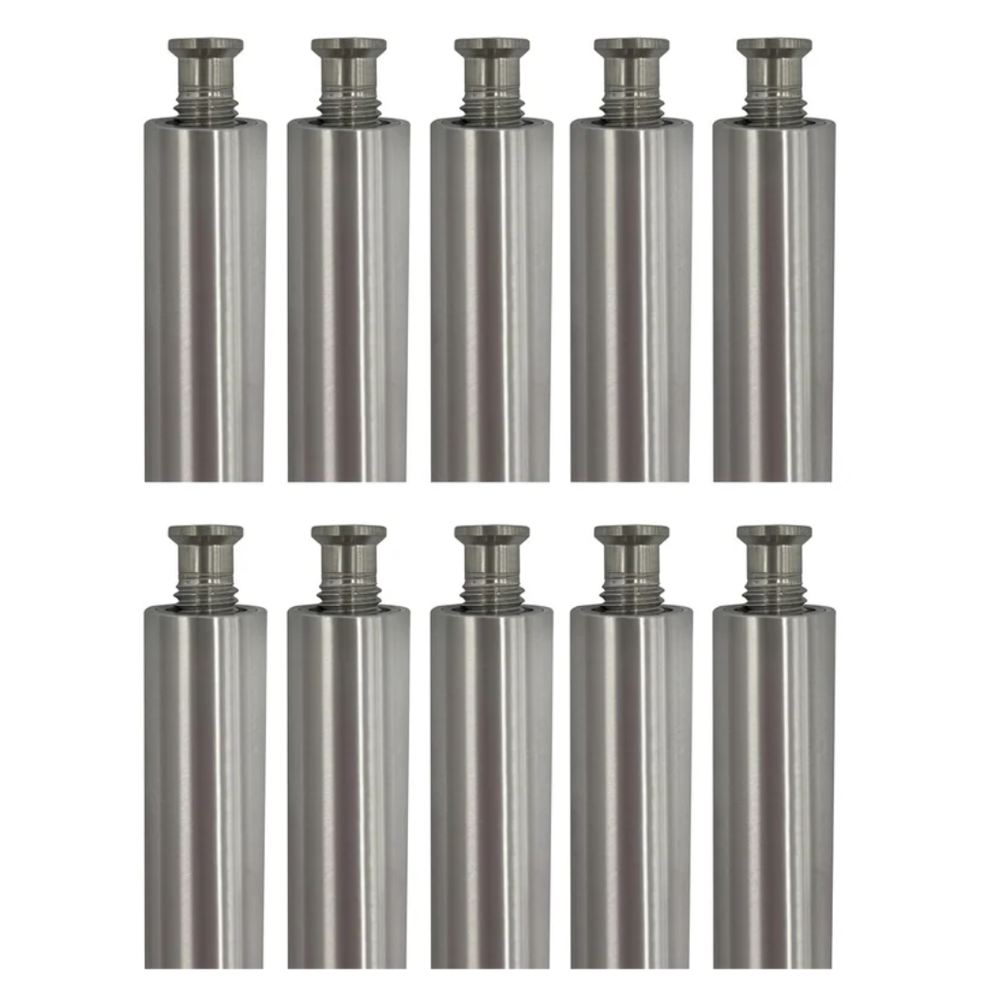 Poolzilla 18” Aluminum Tube with Stainless Steel Anchor for Pool Cover Installation