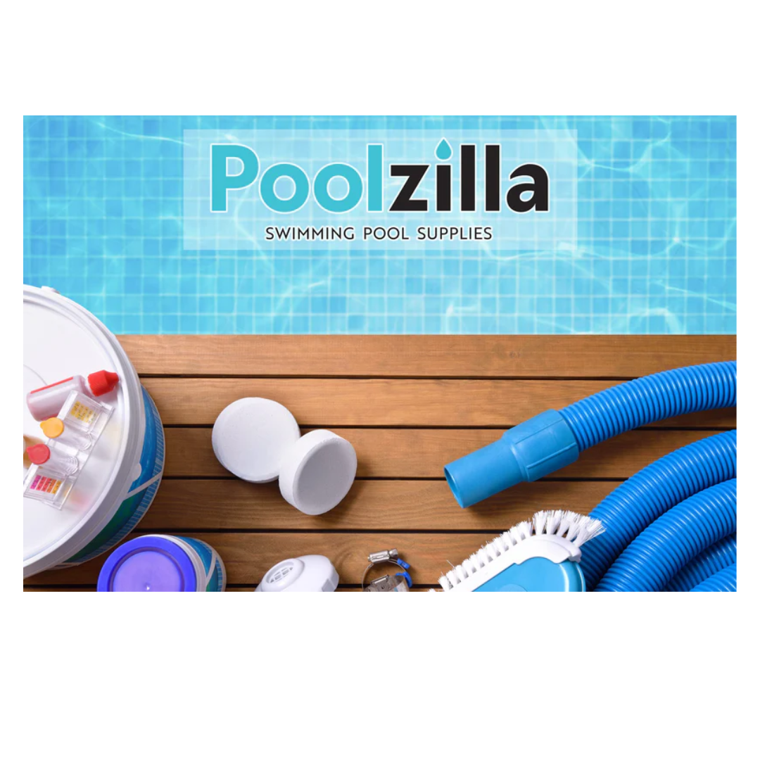 Poolzilla Standard Swimming Pool PVC Backwash Hose for 1.5" Outlet, 100 ft. Length