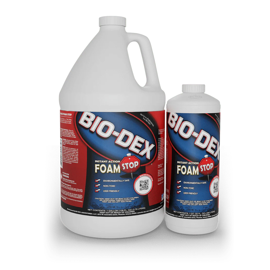 Bio-Dex Spa Foam Stop, 32 oz Bottle | SFS32