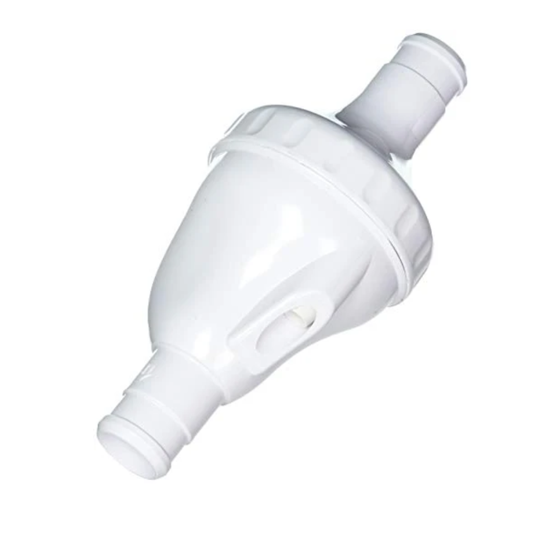 Zodiac 9-100-1200 In Line Back up Valve Replacement, White