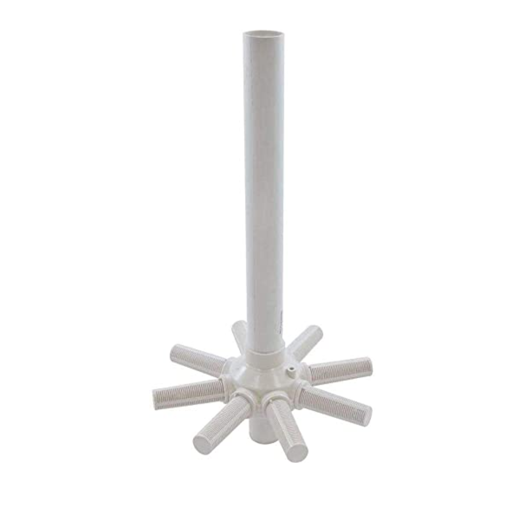 Waterway Plastics 505-2150B Clearwater 19'' Swimming Pool Sand Filter Manifold Hub with Laterals Same as 505-2150,Black,White