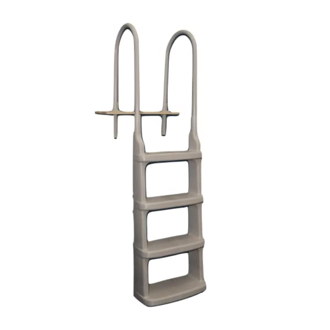 Main Access Easy Incline Ladder for 48-54" A/G Pools w/ Mounting Flanges, Taupe | 200200/200200T