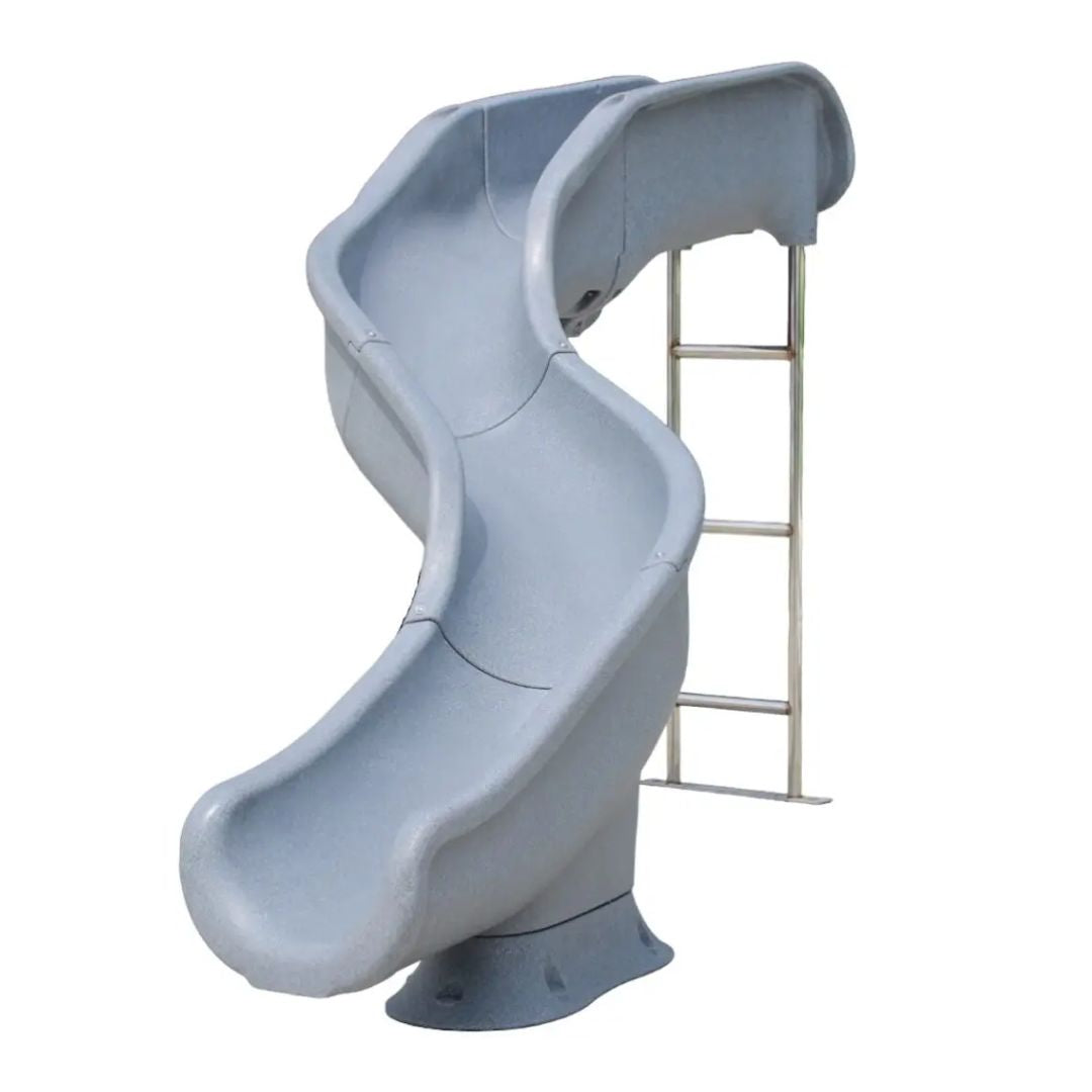 Global Pool Products RT15 Landscape Pool Slide Left Curve