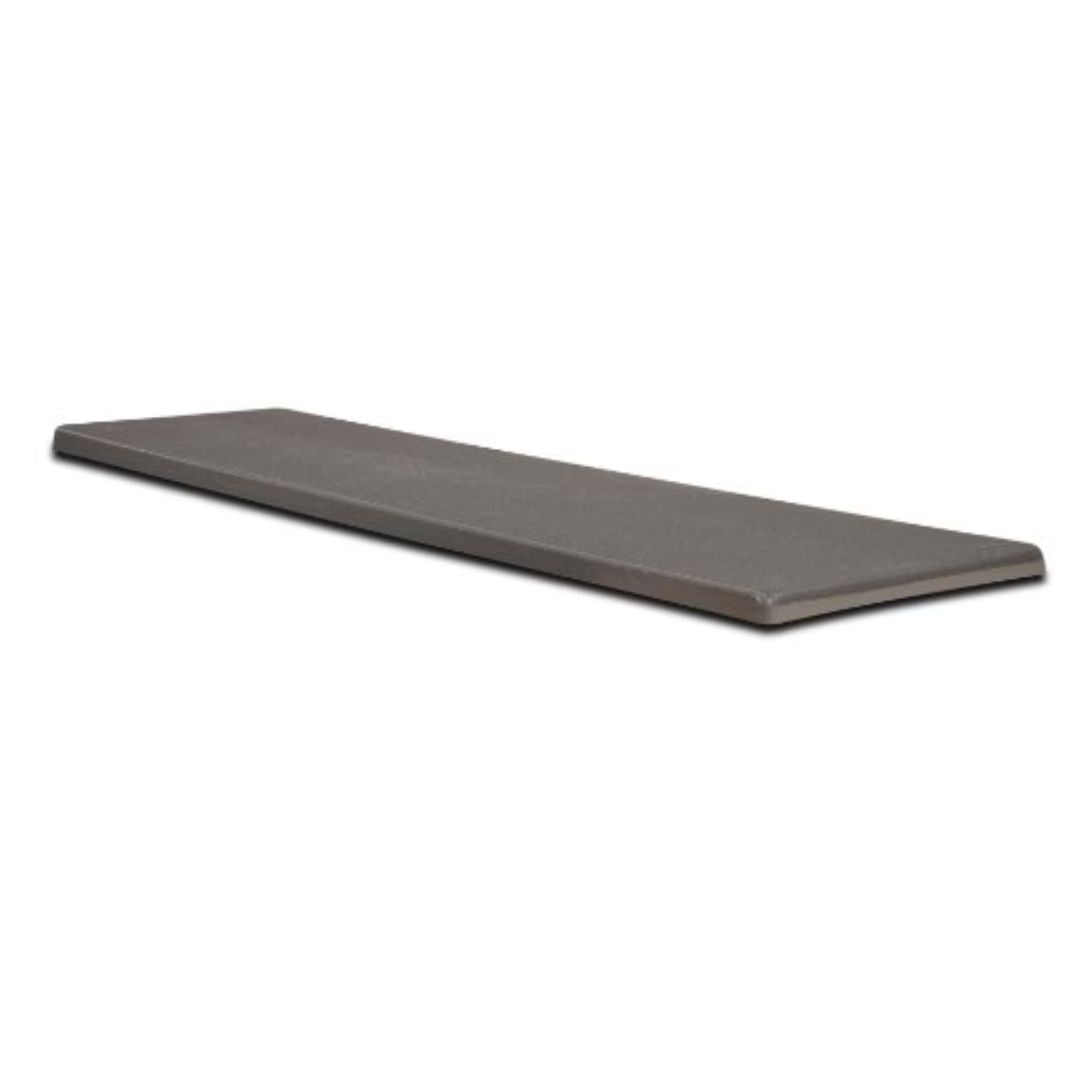 S.R. Smith 66-209-266S20T Fibre-Dive Replacement Diving Board with Matching Tread, 6-Feet, Pewter Gray