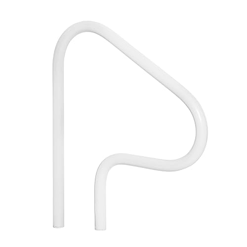 Saftron Rtd Rail White Pvc W Holes | P-326-Rtd-W