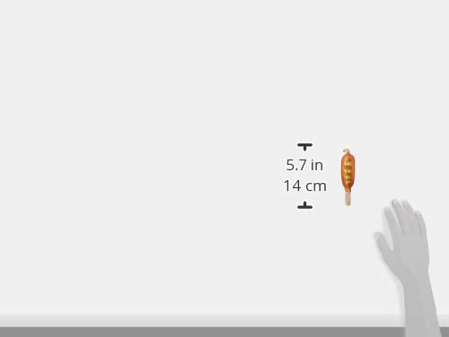 Old World Christmas Corn Dog Ballpark Foods Glass Blown Ornaments for Christmas Tree, 5