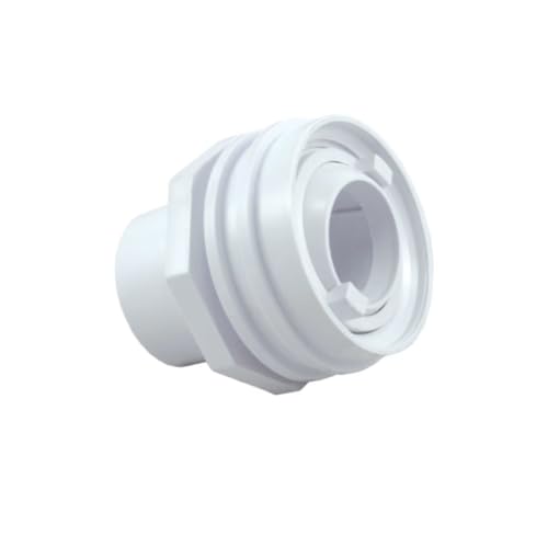 Custom 25555-000-000 1" Soc x1 Eye Flush Mount Gunite Fitting 25555000000 - Gray