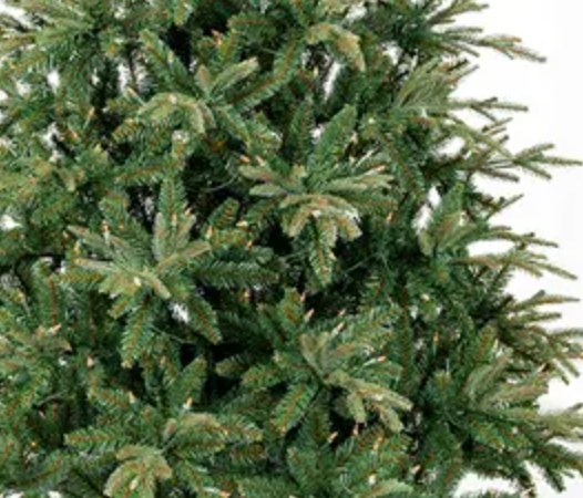 Kurt S. Adler 7.5' Pre-Lit Clear Incandescent Grand Fir Tree