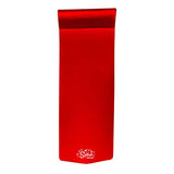 TRC Recreation Splash 1.25 Inch Thick Foam Outdoor Swimming Pool Float Mat Large Adult Lounger with Built-in Roll Pillow, Red