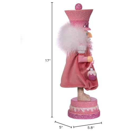 15-Inch Hollywood Pink Sweet Soldier Nutcracker