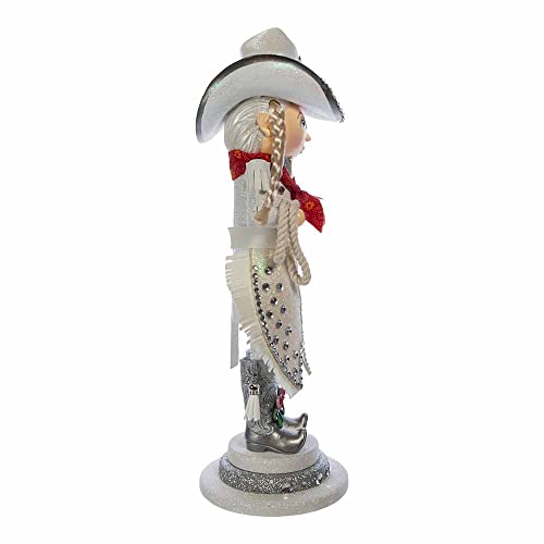 Hollywood Nutcrackers Hollywood Rhinestone Cowgirl Nutcracker, 18-Inch, Multicolored