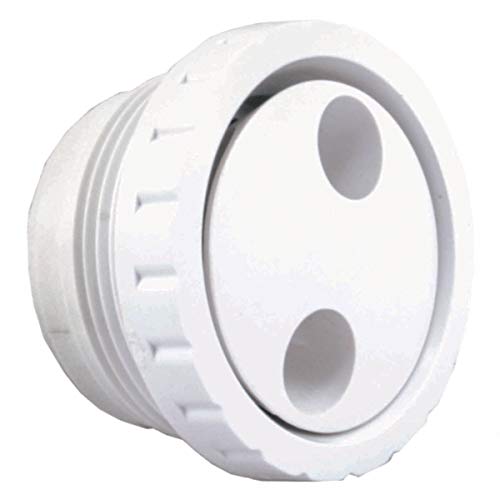 Custom 23315-030-000 1.5" MPT Master Gunite Spa Therapy Jet Internal - White