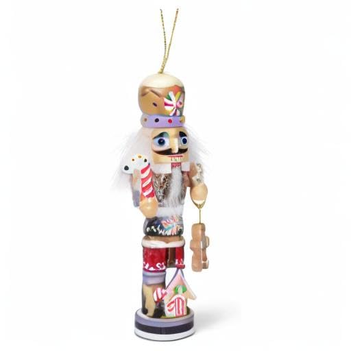 Kurt S. Adler Gingerbread Man Nutcracker Ornament 5 inch Wooden Christmas Decoration