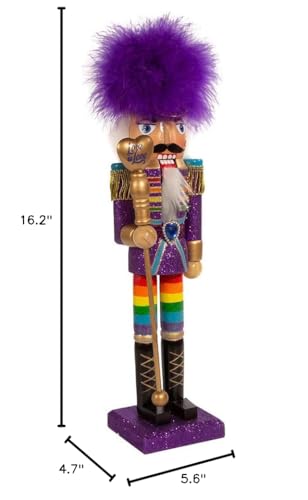 Kurt S. Adler 15-Inch Wooden Gay Pride Nutcracker