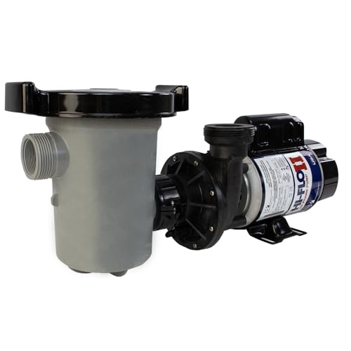 Waterway 1 Hp Hi-Flo Dual-Speed Pump - Above Ground Pump - 115V 1 � Intake/Discharge, 3' Nema Power Cord | SD-10-2-N
