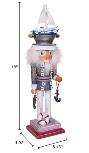 Kurt S. Adler 18" Hollywood Sea Captain Nutcracker