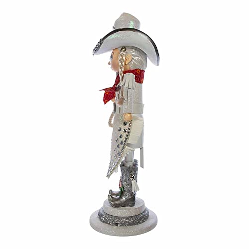 Hollywood Nutcrackers Hollywood Rhinestone Cowgirl Nutcracker, 18-Inch, Multicolored