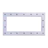 Poolzilla Wide-Mouth Thru-Wall Skimmer Face Plate for Above-Ground Swimming Pool, Compatible with 18 Hole Thru-The-Wall Skimmer Kits