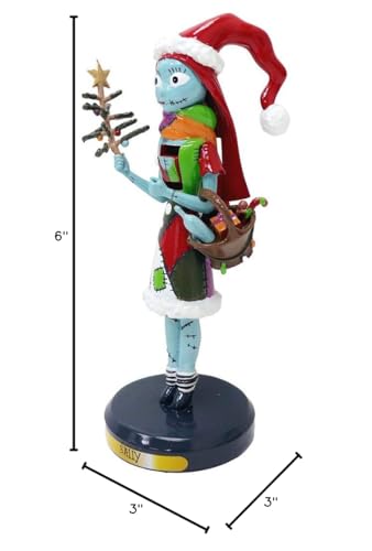 Kurt S. Adler 6-Inch Disney The Nightmare Before Christmas Sally Nutcracker, Multi