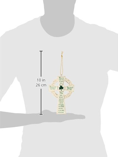 Kurt Adler 5.12-Inch Porcelain Irish Cross Ornament (YAMJ4102),Christmas