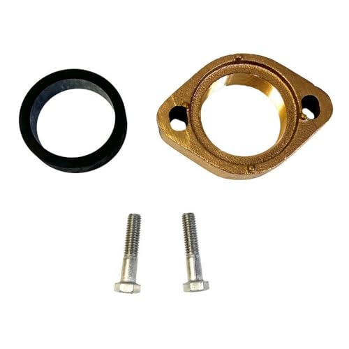 Raypak 013812F Gas-Fired Inlet & Outlet Flange Brass 1-1/2