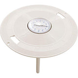 Pentair 9-7/8" Skimmer Lid with Thermometer for SwimQuip, Swimrite, Jacuzzi (New Style), Hayward, White | L1