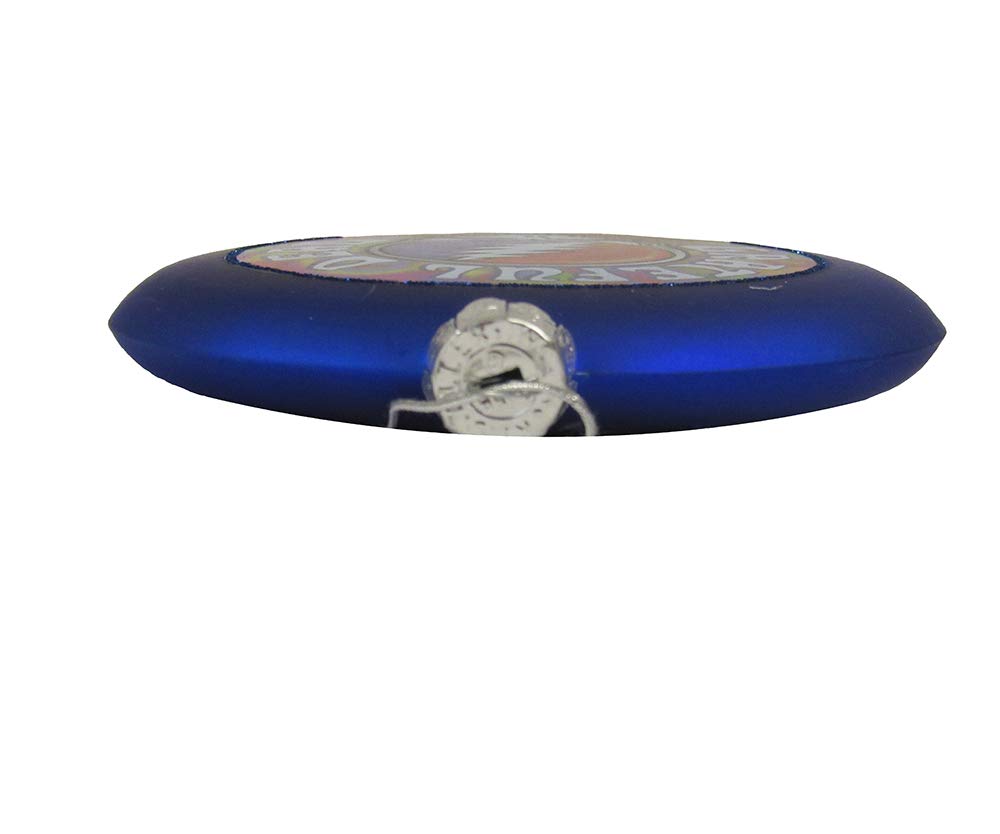 Kurt Adler GD4143 Grateful Dead Ornament, 100mm, Blue for Christmas