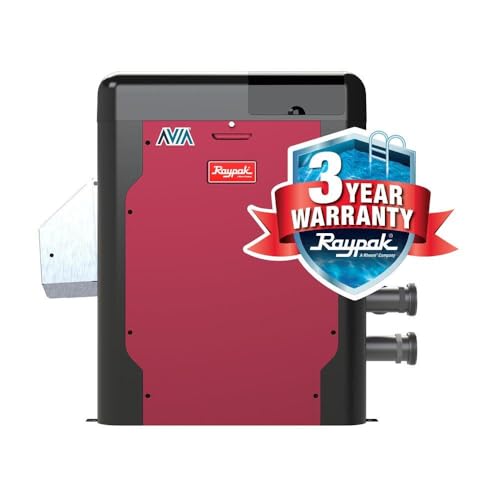 Raypak Avia P-R264A-EN-C Natural Gas Pool Heater 018032 | 264,000 BTU