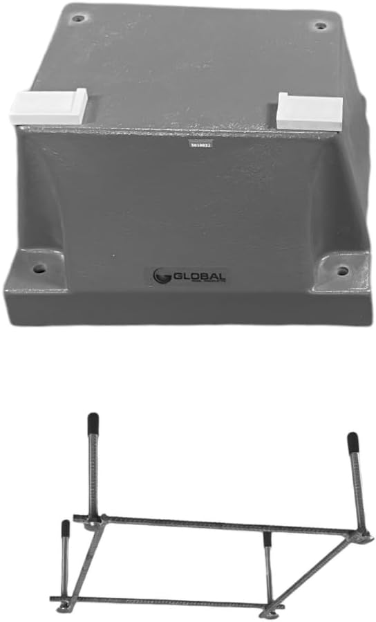 Global Pool Products 4 Bolt Base Replacement Stand - for 6' - 8' Diving Boards (No Board)