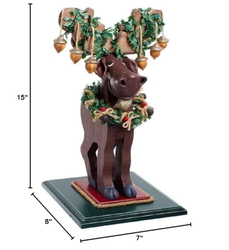 Kurt Adler 15-Inch Hollywood Moose Nutcracker
