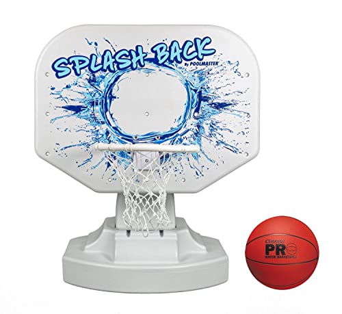 Poolmaster 72820 Splashback Poolside Basketball Game , Blue 34W x 38D x 45H in.