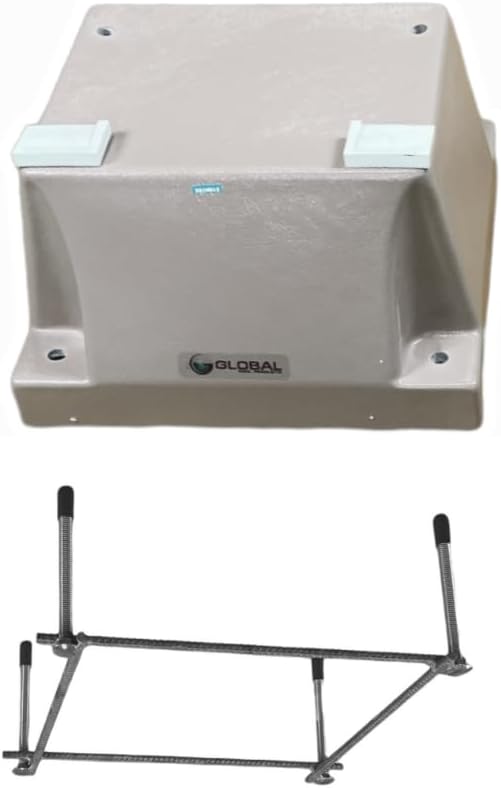 Global Pool Products 4 Bolt Base Replacement Stand - for 6' - 8' Diving Boards (No Board)