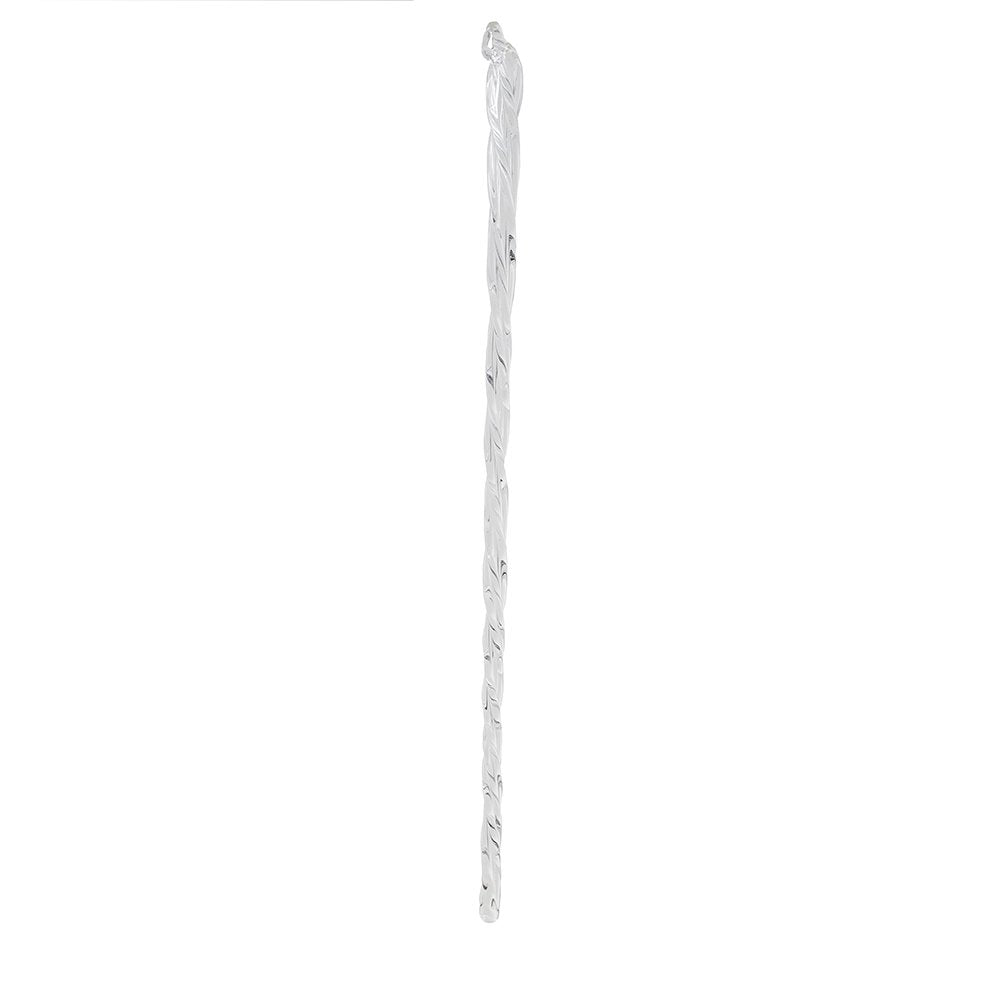 Kurt Adler 6-Piece Glass Twist Icicle Ornaments, 7.5-Inch,Christmas