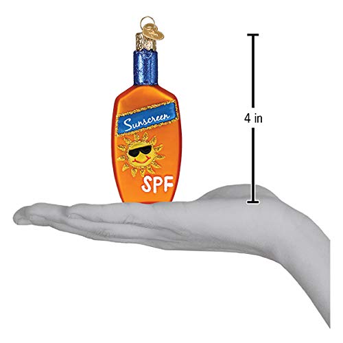 Old World Christmas Sunscreen Glass Blown Ornaments for Christmas Tree