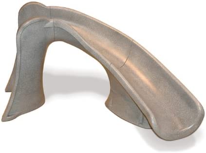 S.R.Smith 698-209-58123 Cyclone Right Curve Pool Slide, Sandstone