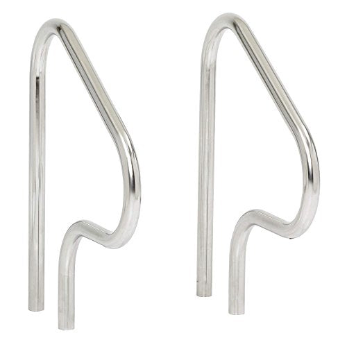 S.R. Smith F4H-101 Figure 4 Swimming Pool Handrail, Stainless Steel, Pair of Rails, 30-Inch