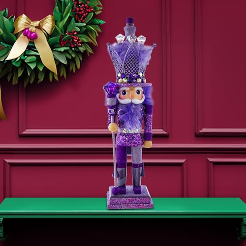 16-Inch Hollywood Purple King Nutcracker