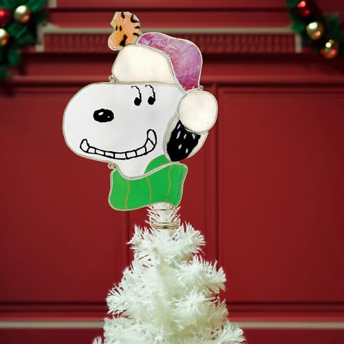Kurt Adler Snoopy Lighted Treetop, 9-Inch