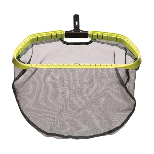 Ocean Blue Water Products Tsunami Leaf Rake with Standard Mesh Bag, 20-Inch, Yellow