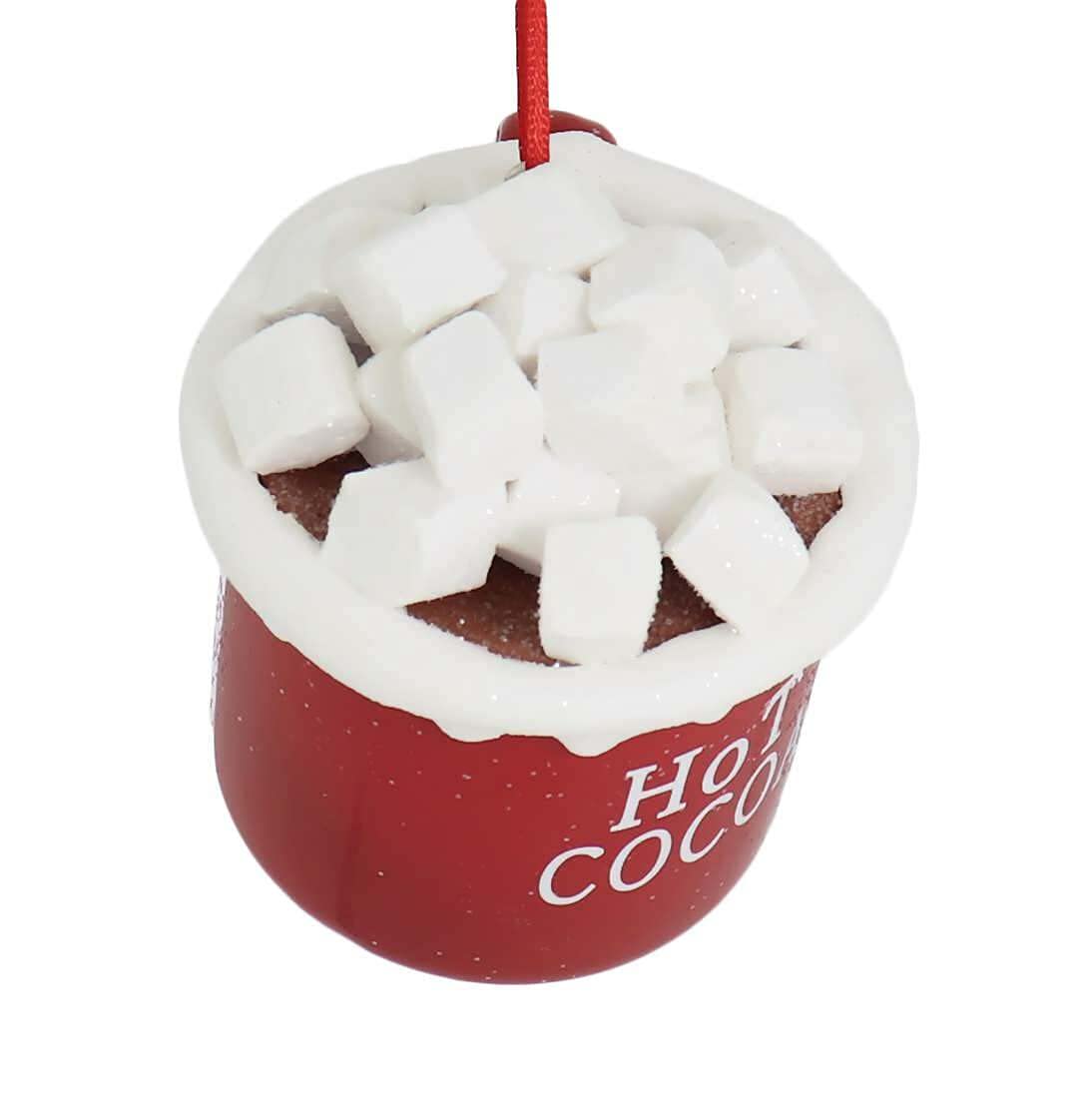 Hot Cocoa Cup With Marshmallows Ornament for Christmas