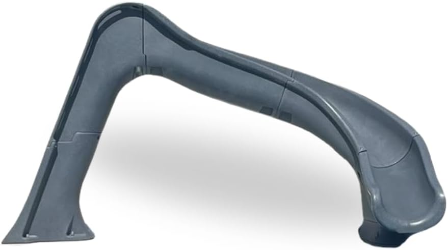 Global Pool Products Side Winder - Deck Mounted Inground Swimming Pool Water Slide Right Curve Turn