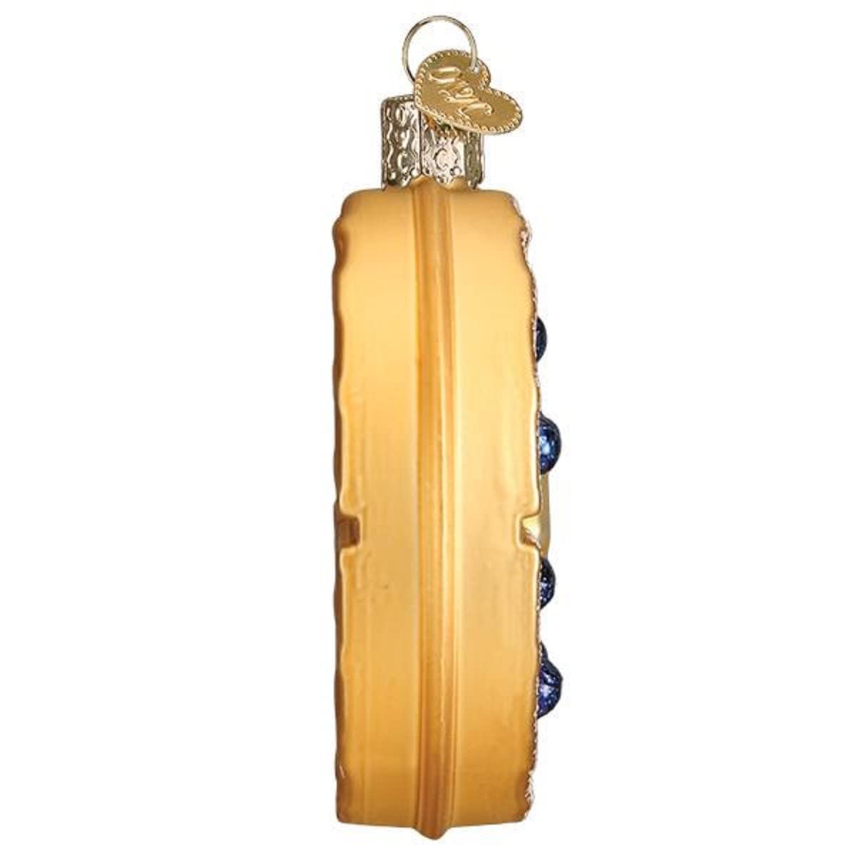 Old World Christmas Waffle Blown Glass 2020 Unique Christmas Ornaments for Christmas Tree Decorations