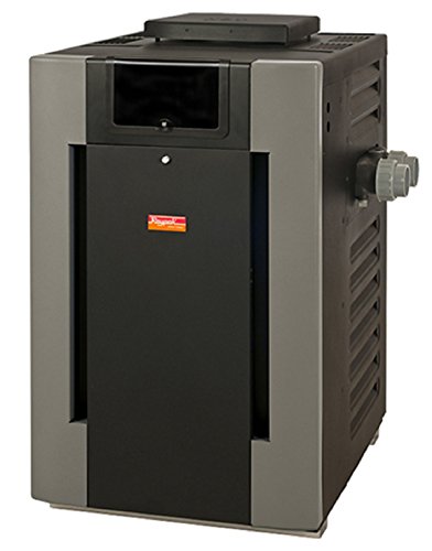 Raypak P-R206A-EN-C #50 Digital Natural Gas Heater | 199.5K BTU | Electronic Ignition, Polymer Headers, Copper Exchanger, 200 lbs | 009216