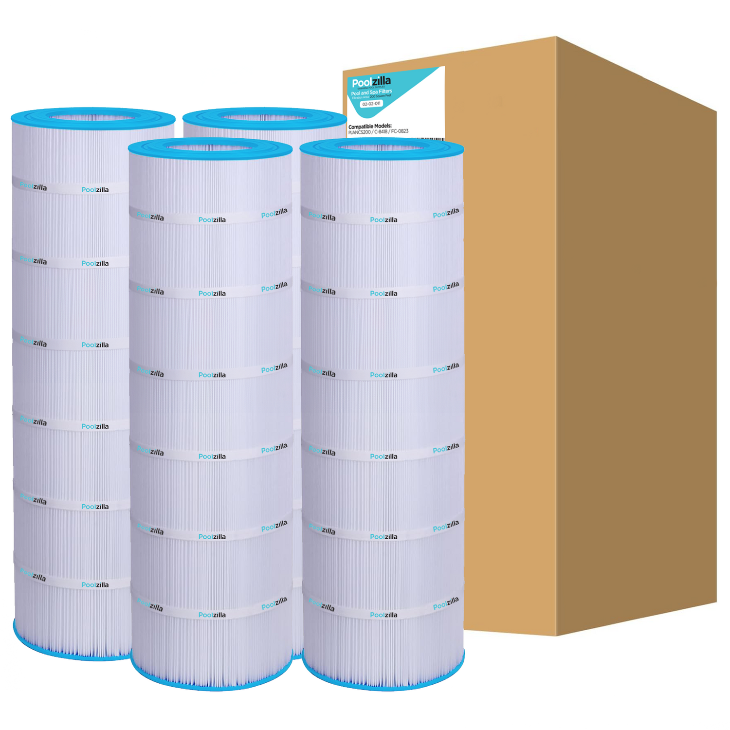 Poolzilla Replacement Pool Filter for Jandy CS200, PJANCS200, R0462400, Unicel C-8418, Filbur FC-0823, Aladdin 35002, 200