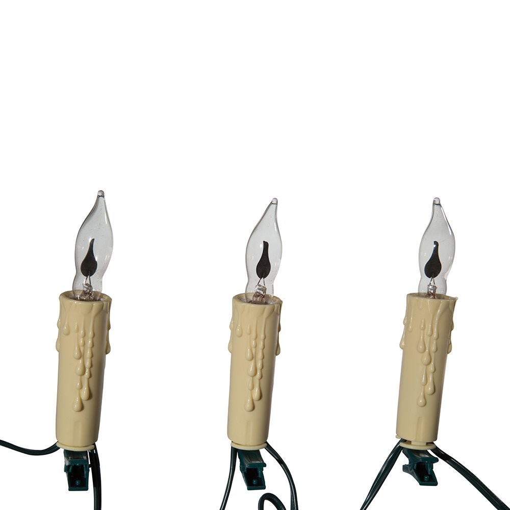 Kurt Adler 7-Light Flicker Flame Candle Light Set
