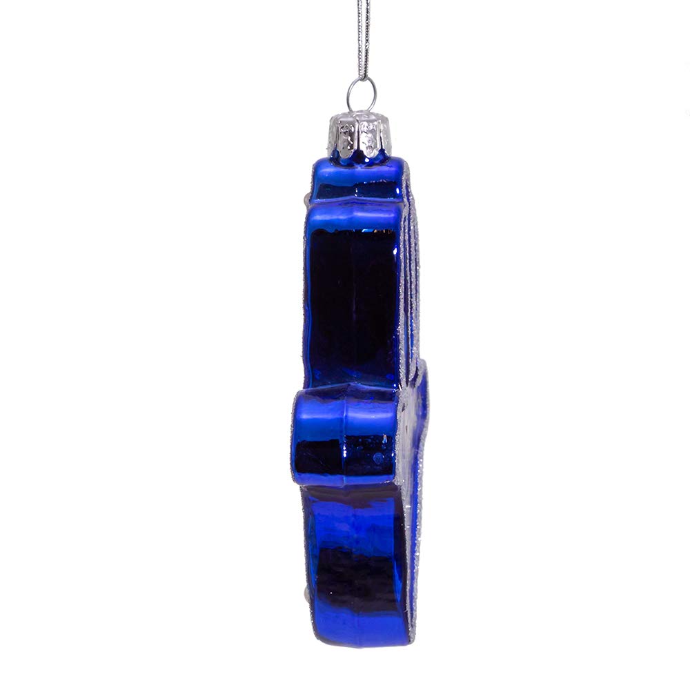 Kurt Adler NB1519 Ornament, Blue, Standard