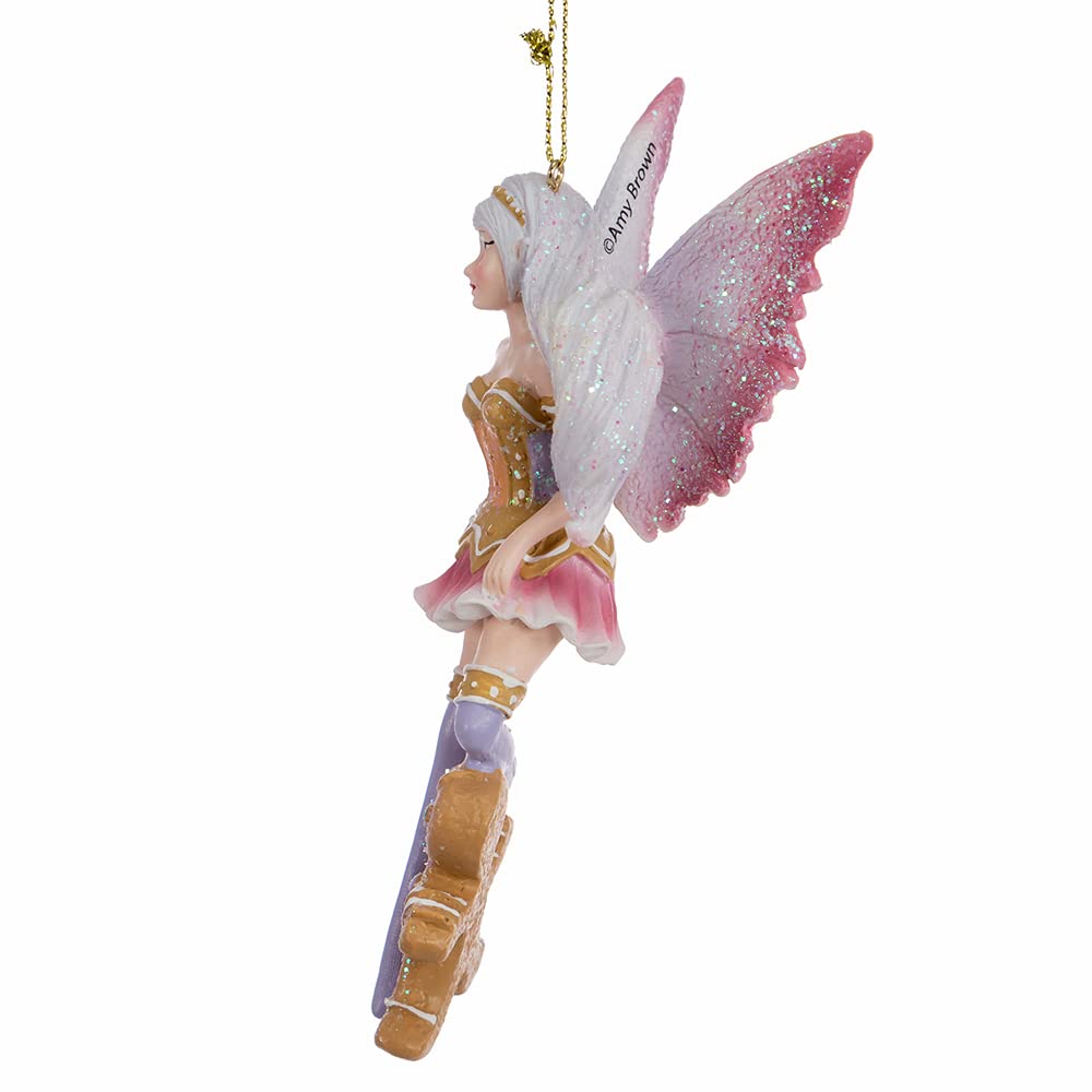 6-Inch Amy Brown Gingerbread Fairy Ornament