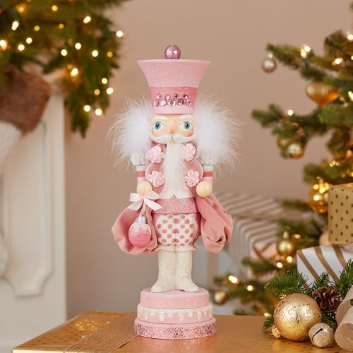 15-Inch Hollywood Pink Sweet Soldier Nutcracker