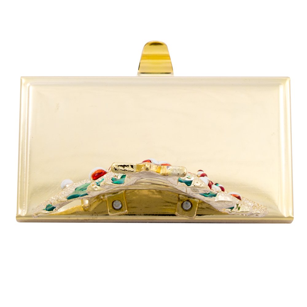Kurt Adler Zinc Christmas Tree Stocking Holder Decor