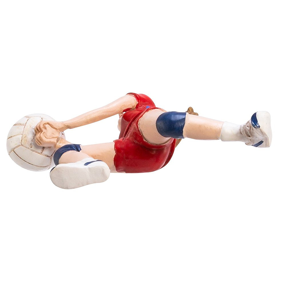 Kurt S. Adler Volleyball Ornament, 4.5in, Red and Blue, Volleyball Player, Christmas